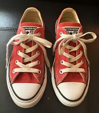 Usado, Tênis Red Converse All Star cano baixo infantil tamanho 1 Chuck Taylor comprar usado  Enviando para Brazil