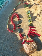 Collier designer koralle gebraucht kaufen  Dietzenbach