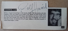 Original autograph rolf for sale  STOCKPORT
