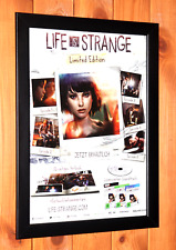 Life Is Strange PS4 Xbox One pequeno pôster promocional/página de anúncio emoldurada comprar usado  Enviando para Brazil