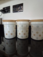 polka dot tea coffee sugar for sale  COLNE
