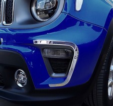 Usado, Acabamentos de para-choque cromados/ataques indicadores para caber no Jeep Renegade (2019-) comprar usado Usado, Acabamentos de para-choque cromados/ataques indicadores para caber no Jeep Renegade (2019-) comprar usado  Enviando para Brazil