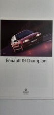 Usado, Renault: 19 Champion (Prospekt); März 1995 comprar usado  Enviando para Brazil