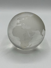 Globe paperweight glass for sale  YORK