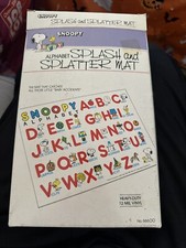 Tapete Snoopy Splash And Splatter Vintage 1972 Novo Alfabeto Tapete de Brincar🔤🎄 comprar usado  Enviando para Brazil