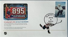 Usado, AFDCS Great 8 Alex Ovechkin 895 gols de hóquei Washington Capitols Elmont NY  comprar usado  Enviando para Brazil
