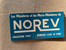 Catalogues miniatures norev d'occasion  Mouvaux