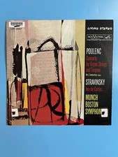 Poulenc Concerto for Organ Strings and Timpani Stravinsky 12" Vinyl 1961 comprar usado  Enviando para Brazil