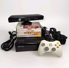 Consola Microsoft Xbox 360 S Slim 4GB Negra con Mando, Kinect y 6 Juegos segunda mano  Embacar hacia Argentina