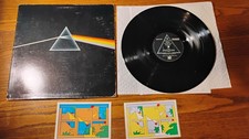 Pink Floyd Dark Side of the Moon 1973 LP Vinyl Album Original with Inserts comprar usado  Enviando para Brazil