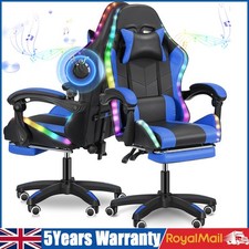Blue ergonomic gaming for sale  LEICESTER