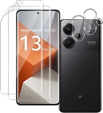 2X Panzerfolie ( Display + Kamera ) für Xiaomi Redmi Note 13 Pro+ 5G Hydrogel, usado comprar usado  Enviando para Brazil