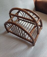 Rattan magazine holders d'occasion  Expédié en Belgium