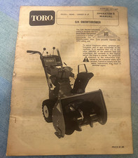 Toro 524 snow for sale  Harrington Park