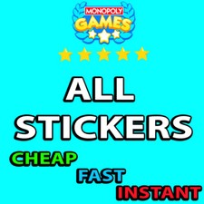 Monopoly stickers instant for sale  New Castle