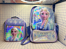 Mochila Disney Frozen 2 Elsa licenciada 3D com lancheira roxa SUPER LIMPA, usado comprar usado  Enviando para Brazil
