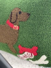 Wool hooked pillow for sale  Huntington