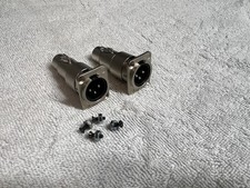 (2) Dois adaptadores genuínos NEUTRIK NA3MDF "D Panel" 3 pinos XLR macho para fêmea comprar usado (2) Dois adaptadores genuínos NEUTRIK NA3MDF "D Panel" 3 pinos XLR macho para fêmea comprar usado  Enviando para Brazil