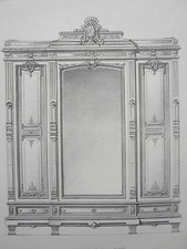 Armoire glace portes d'occasion  Pluvigner