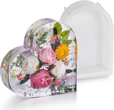 Heart resin mould for sale  BIRMINGHAM