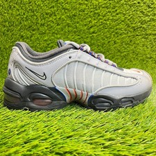 Tênis de corrida esportivo Nike Air Max Tailwind 4 masculino tamanho 7Y cinza preto comprar usado  Enviando para Brazil