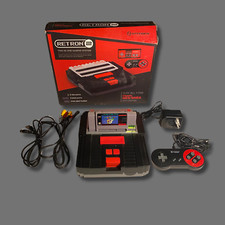 Pacote de console de jogos Hyperkin RetroN 2 com Super Mario World (SNES, 1991), usado comprar usado  Enviando para Brazil