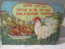 Quadro pittura gallo usato  Italia
