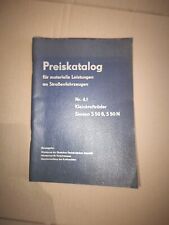 Preiskatalog werkstatt simson gebraucht kaufen  Tangerhütte
