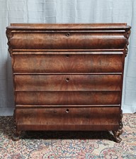 Commode biedermeier acajou d'occasion  Saint-Siméon-de-Bressieux