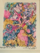 Floral signed original for sale  Woodstock