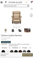 ethan allen leather recliner for sale ethan allen leather recliner for sale Sparta