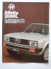 Alfa romeo prospekt gebraucht kaufen  Wiesloch