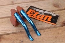 Alavancas de freio perfuradas anodizadas azuis NOS Chang Star capôs bronzeados vintage bicicleta retrô comprar usado  Enviando para Brazil