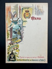Menu ancien liqueur d'occasion  Talant