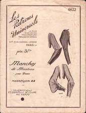 Padrão de costura francês vintage não usado - Manches de Manteau pour Dame - Manequim 44 comprar usado  Enviando para Brazil