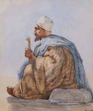 Aquarelle dessin orientaliste d'occasion  Paris IX