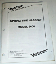 Yetter 5600 spring for sale  Elizabeth