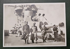 Cartolina mussolini passeggia usato  Italia