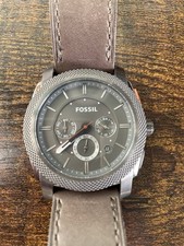 Relógio de quartzo cronógrafo Fossil Machine FS4777 metal cinza comprar usado  Enviando para Brazil