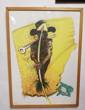 Tino vaglieri serigrafia usato  Milano