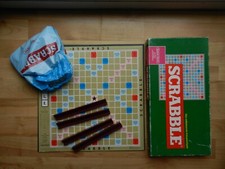 Altes scrabble holzsteinen gebraucht kaufen  Steinbach
