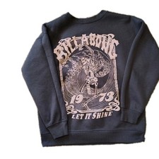 Suéter Billabong Let's Shine Skeleton tamanho pequeno gola redonda usado preto comprar usado  Enviando para Brazil