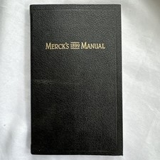 Merck 1899 manual for sale  Pittsburgh