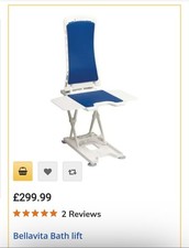 Bellavita bath lift for sale  CREWE