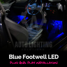 Lâmpadas LED Footwell azuis *VENDA* para Ford Fiesta MK7 MK7.5 2009-2017 comprar usado  Enviando para Brazil