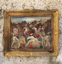 Quadro pulcinella mario usato  Calvizzano