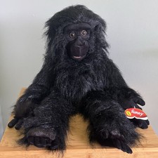 Sunny & Co Toys 2003 Black Ape grande cuerpo completo 26” marioneta de mano de felpa con etiquetas segunda mano  Embacar hacia Mexico