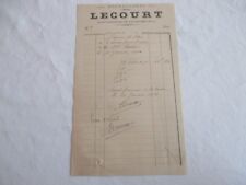 Ancienne facture papier d'occasion  Prades