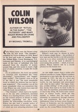 Colin wilson english for sale  SHREWSBURY