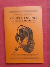 Villiers engines 24c for sale  HIGH PEAK